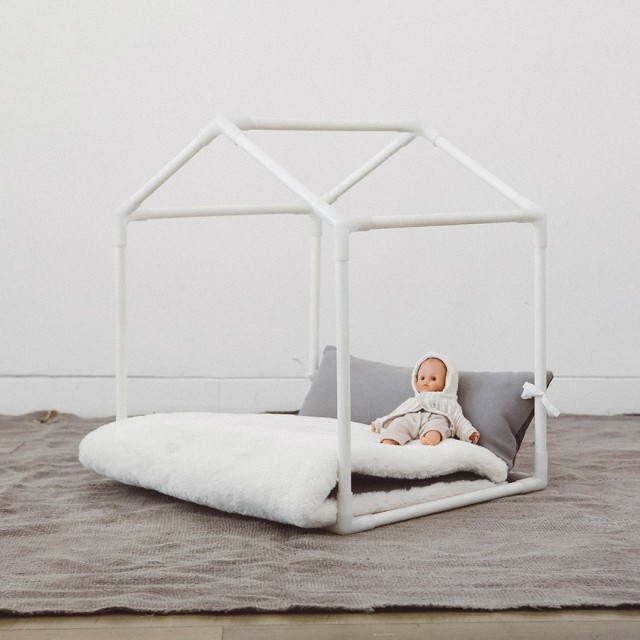 Louisdog（ルイスドッグ）Organic Peekaboo/Oxford Grey Petit オーガニック ピーカブ オックスフォード グレー