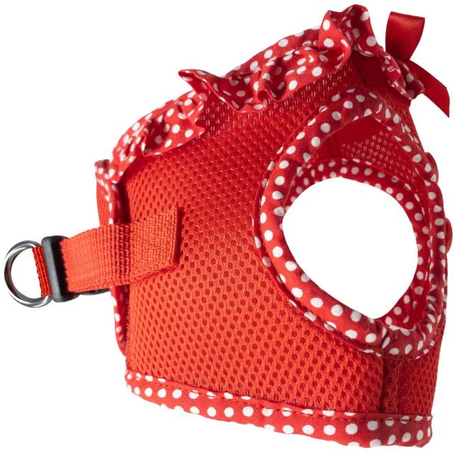 Doggie Design（ドギーデザイン）ハーネス American River Harness Red Polka Dot アメリカン リバー ハーネス レッド ポルカドット