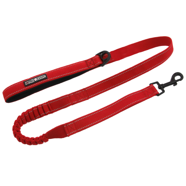 Doggie Design（ドギーデザイン）リード Soft Pull Traffic Dog Leash Red ソフト プル トラフィック ドッグ リード