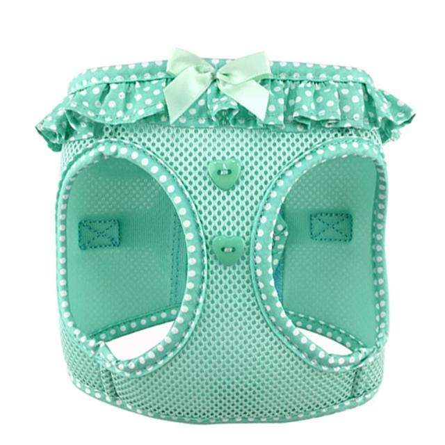 Doggie Design（ドギーデザイン）American River Harness Teal Polka Dot アメリカン リバー ハーネス ティール ポルカドット